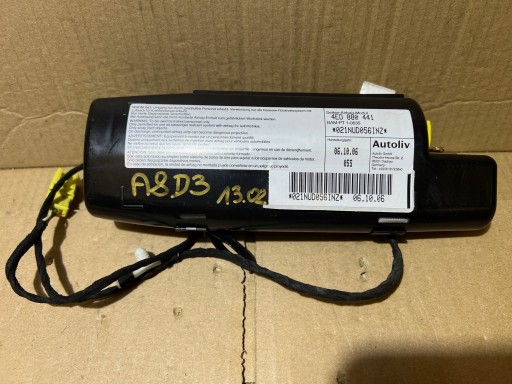 AUDI A8 D3 LIFT airbag airbag KANAPY of the rear rear part left 4E0880441