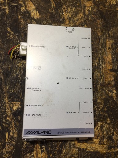 БЛОК УПРАВЛЕНИЯ МОНИТОРОМ ALPINE TME-M780