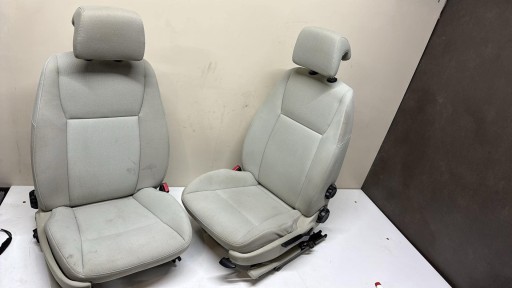 upholstery SAAB 9-3 II seats sedan WELUROWA JASNA WELUR beige LADNA