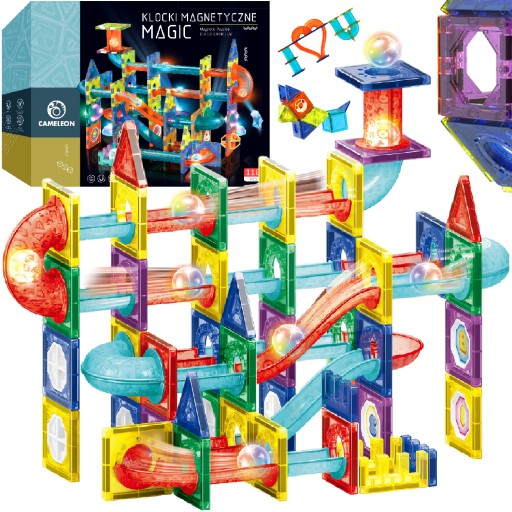 Магнітні блоки CAMELEON MAGNETIC BLOCKS CONSTRUCTION PUZZLE 110 EL MPZ2000 50 шт.