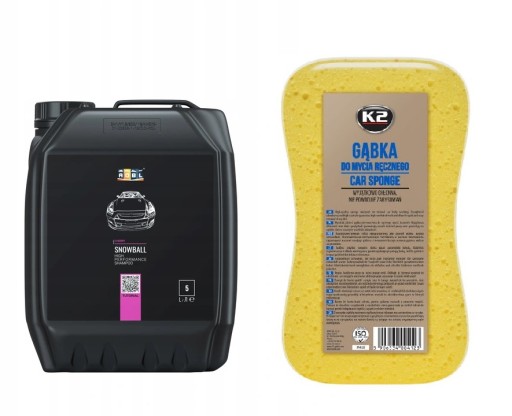 ADBL автомобільний шампунь для миття автомобіля губка K2