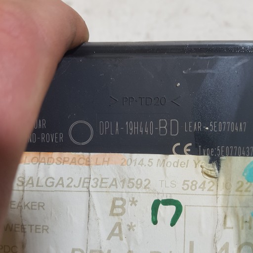 comfort control unit LAND ROVER RANGE ROVER SPORT DPLA-19H440-BD