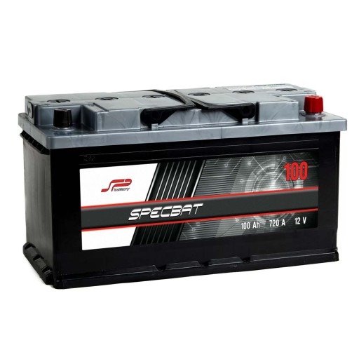 AK-100-ST-SB-P - Аккумулятор SPECBAT 100ah 720a правый плюс