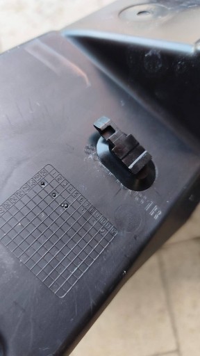 bumper bracket of the rear rear part side right Renault Megane E-Tech 850446081R