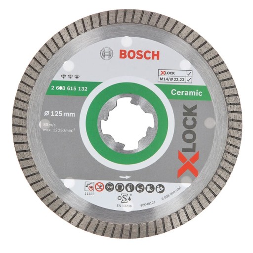 КЕРАМІЧНИЙ АЛМАЗНИЙ ДИСК EXTRACLEAN TURBO 125*1,4 X-LOCK
