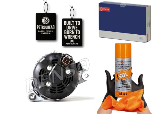 DENDAN1102#ECS-PCP+K - Генератор (14в 150а) hyundai ix35 santa fé ii san #petrolhead pro+ kit4