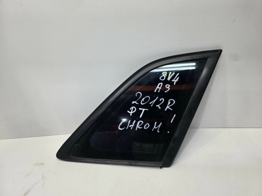 window bodywork right rear part AUDI A3 8V4 2012 ROK below CHROM
