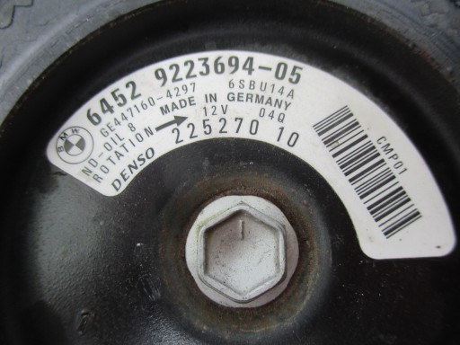 Klimakompressor kompresor klimaanlage BMW F10 F11 6SBU14A