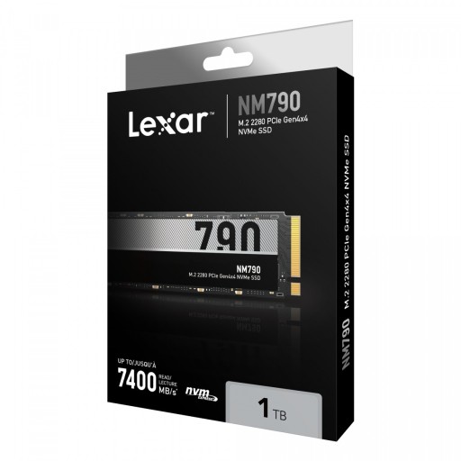 Dysk SSD Lexar NM790 1TB 2280 PCIe 4x 7200/6500