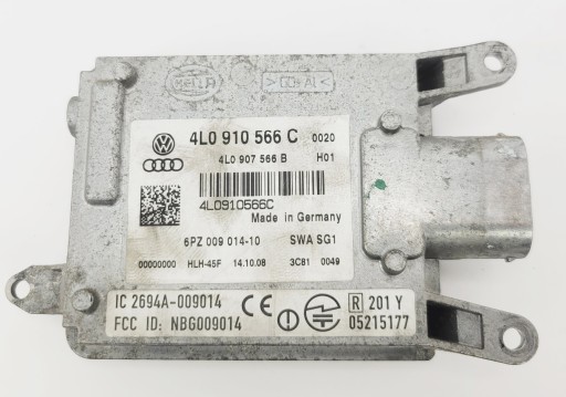 4L0907566B - Audi a8 d3 модуль підйому сліпих зон контролер правий 4l0910566c side assist