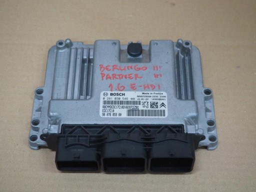 Комп'ютер двигуна 1.6 e-hdi peugeot 208 partner iii berlingo iii 9807885980