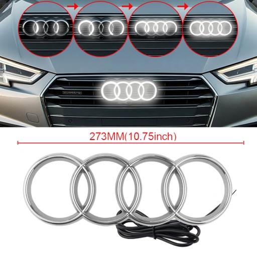 A96585200 - ЛОГОТИП AUDI EMBLEM 273MM ДЛЯ РЕШЕТКИ MKM