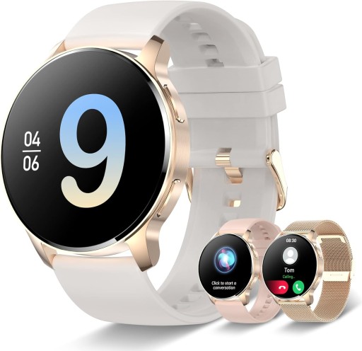OKOSÓRA 1,32&quot; HD iOS Android Bluetooth PULZUSMÉRŐ LÉPÉSSZÁMLÁLÓ 3 CSÍK