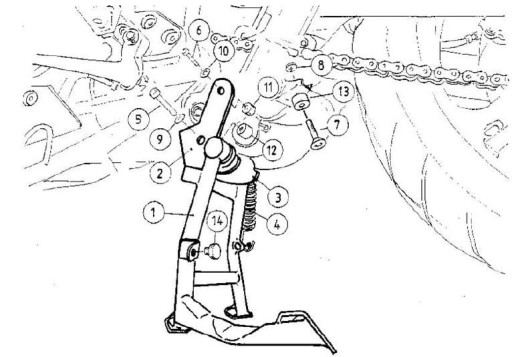 505368 00 - MB центральний блок Hepco Suzuki DL 1000 V-Strom