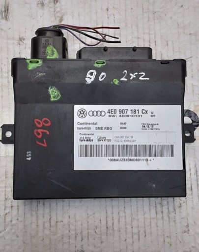 Erty754sdf5 - KESSY МОДУЛЬ AUDI A8 D3 4e0907181cx