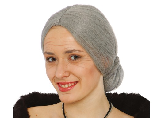 Коротка темно-сіра перука Guirca