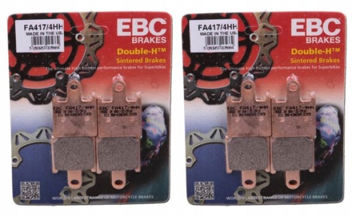 FA417/4HH - ГАЛЬМІВНІ КОЛОДКИ KAWASAKI ZX - 6R 07-13 ПЕРЕДНІ