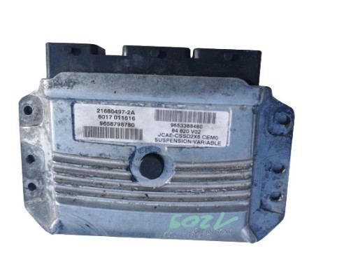 PEUGEOT 407 2.7D 21680497-2A 9658798780 computer E