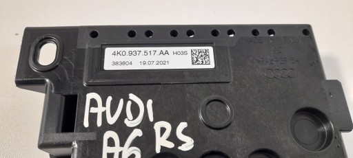 Audi RS6 C8 A6 Rozdzielacz pradu 4K0937517AA (T345)