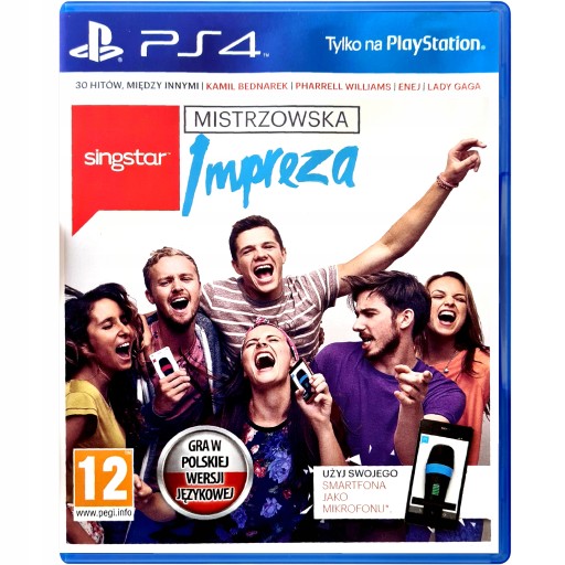 SONY PS4 -SINGSTAR MISTRZOWSKA IMPREZA PL