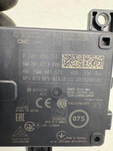 Vw golf viii універсал радар 5wa907572