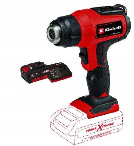 АККУМУЛЯТОРНАЯ ТЕПЛОВАЯ ПИСТОКА EINHELL TE-HA 18 Li 4 AH