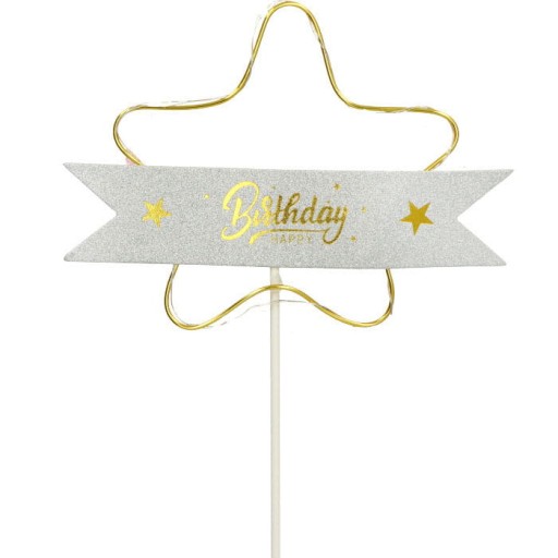 ТОППЕР ДЕКОРАЦІЯ GOLD STAR LIGHTING LED 17CM