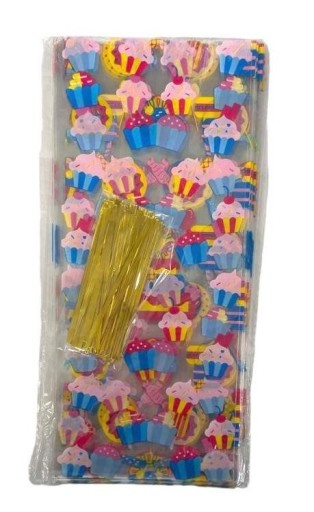 Безбарвні пакетики для цукерок 100 шт