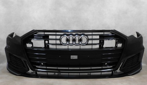 Audi a6 c8 4k s line передний бампер решетка радиатора