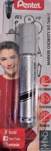 Маркер Pentel для білої дошки, чорний