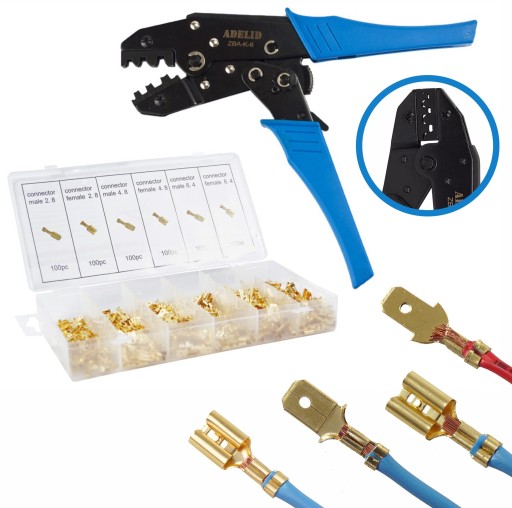 НАБІР ОБТИСКНИХ ІНСТРУМЕНТІВ 600 ШТ.