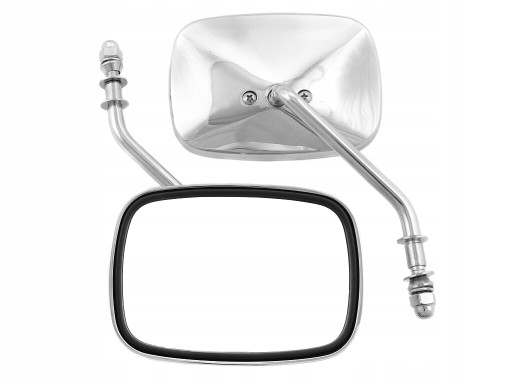 LU-270 - Дзеркала заднього виду хром метал M8 HARLEY DAVIDSON HD