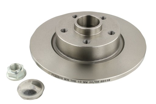 FT31516 - ГАЛЬМІВНИЙ ДИСК RENAULT TRAFIC 14 > ЗАДНІЙ L / P