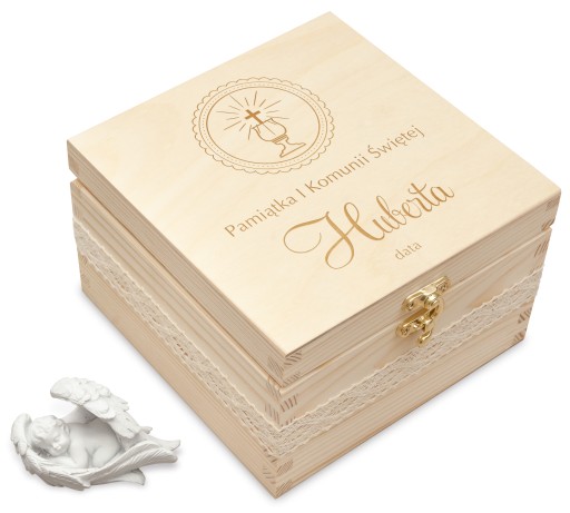 Скринька з ангелом, СУВЕНІР І ПРИЧАСТЯ, гравіювання імені