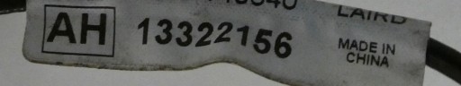 aerial 13322156 OPEL INSIGNIA A