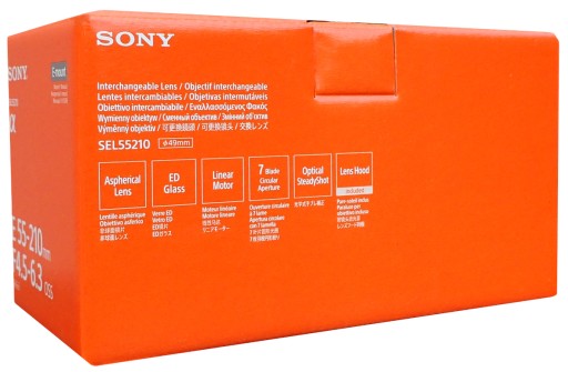Objektiv Sony SEL55210 E 55-210 Teleobjektiv APSC do a6000 a5100 a5000 NEX  za 6802 Kč - Allegro | Zoomobjektive