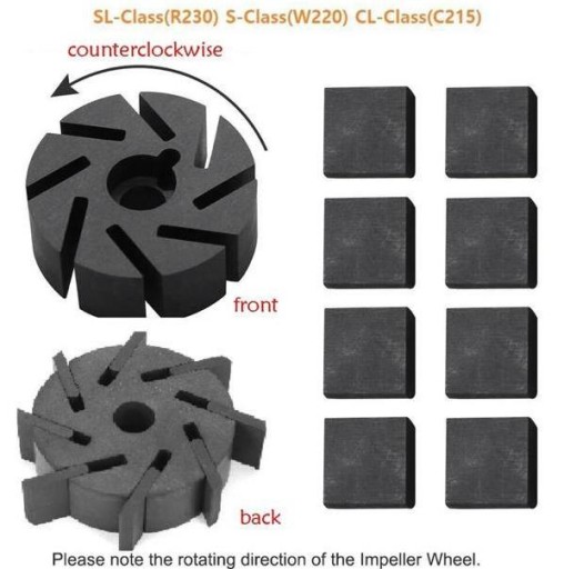 A2208000248 0132006359 - Mercedes-benz w220 c215 r230 ротор зв вакуумный насос с центральным замком