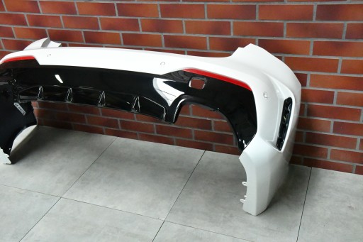 bumper rear part rear BMW 4 G22 G23 m-packet A96 MINERALWEISS