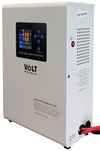 Ups volt polska sinus pro 2600e plus 24 в с постоянной фазой agm gel lifepo4 печь