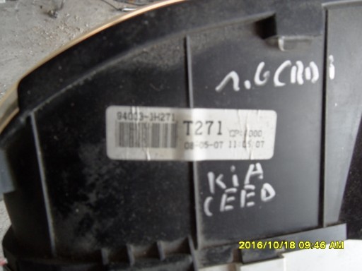 dials dials KIA CEED 94003-1H271
