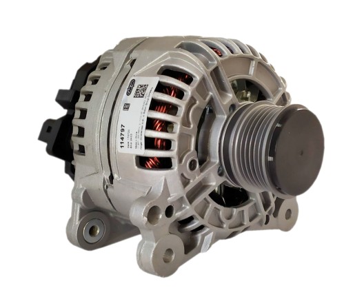 F032112002 - Новий генератор 120 ампер зі шківом зчеплення 6 канавок vw audi skoda seat