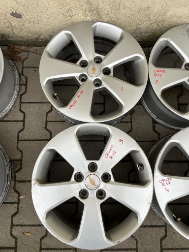 CHEVROLET CRUZE ORLANDO CAPTIVA discs aluminium R17 5x115 ET 44