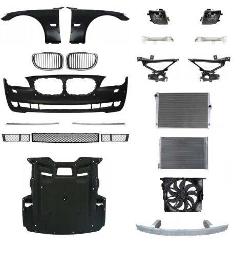 1080 - BMW 7 F01 F02 F03 F04 08-12 Манекен на бампере