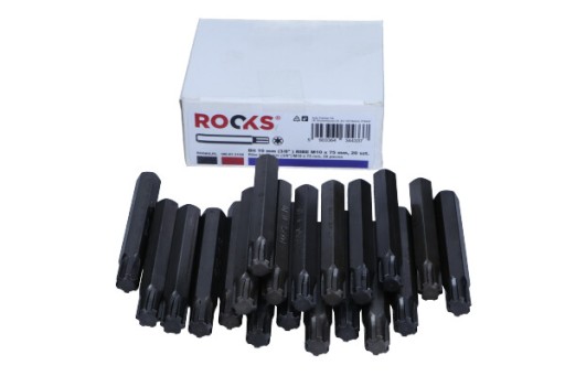 БИТА 10 ММ (3/8 ) RIBE M10 X 75 ММ, 20 ШТ.