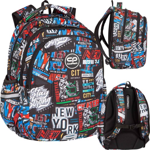 Рюкзак шкільний багатокамерний CoolPack Multicolored 21 л