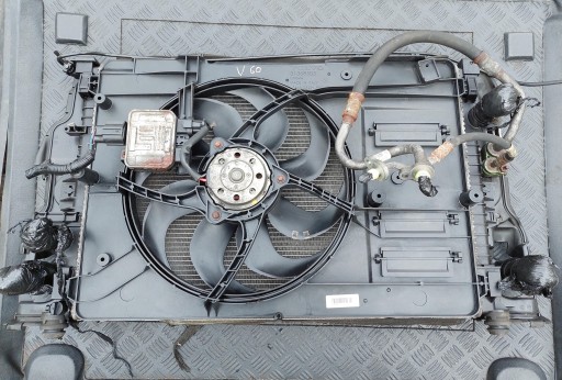 KOMPLET der Kühler Lüfter 31368505 VOLVO S60 II V60 und LIFT 2.0 D3
