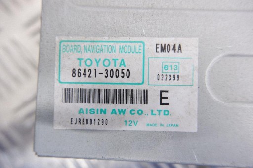 Навигационный модуль lexus gs iii (grs19_, uzs19_, urs19_) 8642130050 3.0l