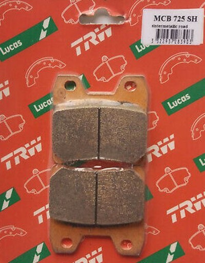MCB725SH - ТОРМОЗНЫЕ КОЛОДКИ HAM ЗАДНИЙ TRW LUCAS YAMAHA XJR1300, C 02-16