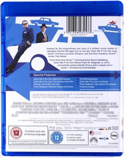 Catch Me If You Can płyta Blu-ray 17058866765 Sklepy, Opinie