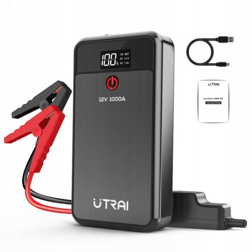 JUMP STARTER портативное зарядное устройство Power Bank 1000A